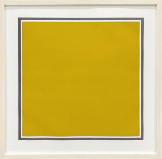A square with colors superimposed within a Border, Colors superimposed [Yellow]