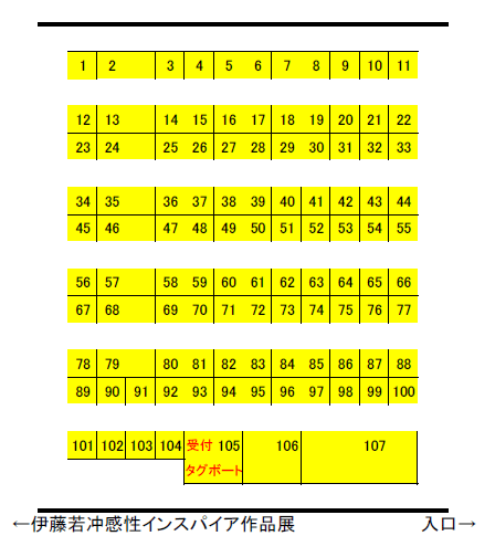 �o�W�A�[�e�B�X�g�u�[�X�ꗗ