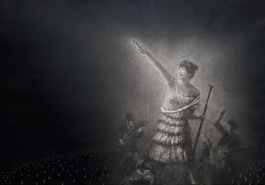 IDOL (statue of liberty -yellow right- #1)