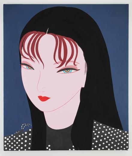 Lady and Insect #01(Longhorn beetle)