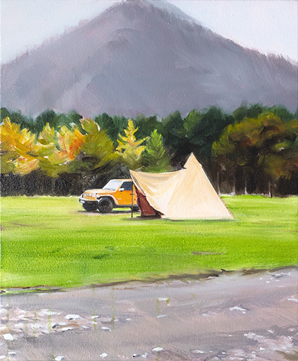 forest pyramid -orange-