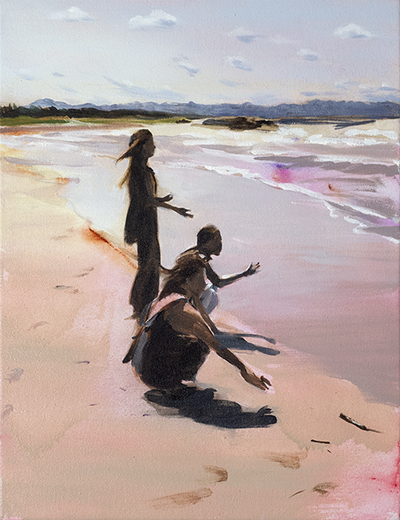 color of the wind -girls on the beach-