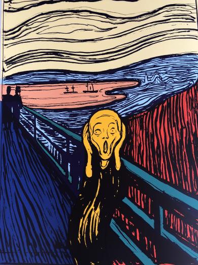 Munch's "The Scream" (orange)