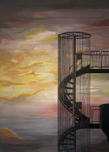 ここにすわって。