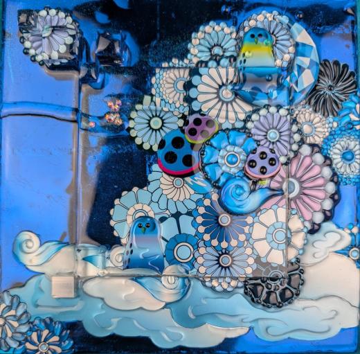 Cognitive Territory #02 Blue on Blue