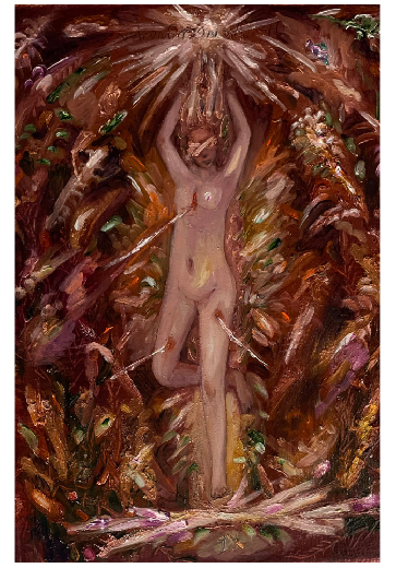 Tarot drawing-XII, The hanged woman