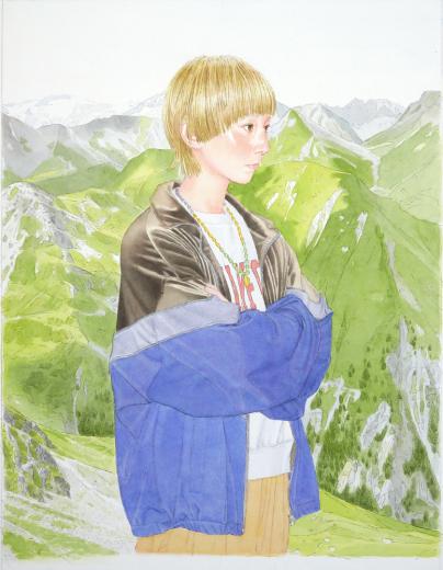 thrifting days (water color)