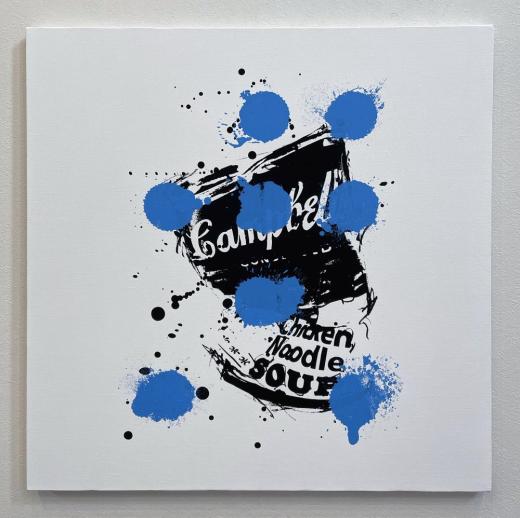 SOUP 1.5 x untitled canvas blue