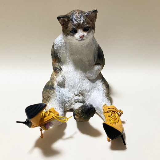 長靴をはかされた猫#三毛トラ