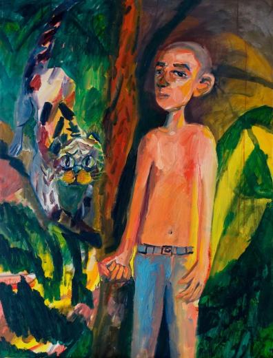 Man with a Cat 20251005