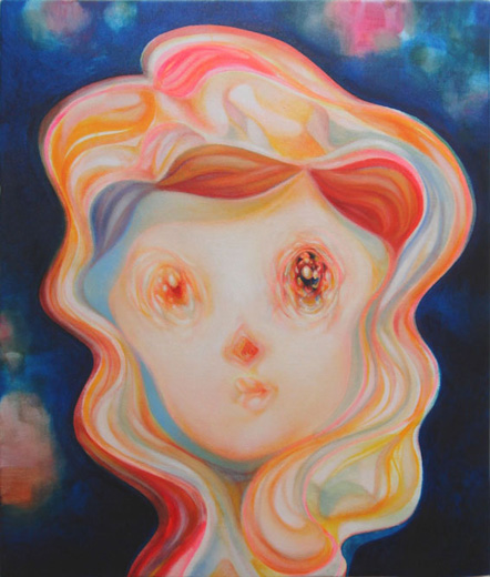 青い花のように