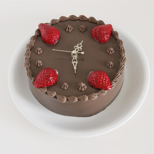ケーキの時計(チョコレート)2
