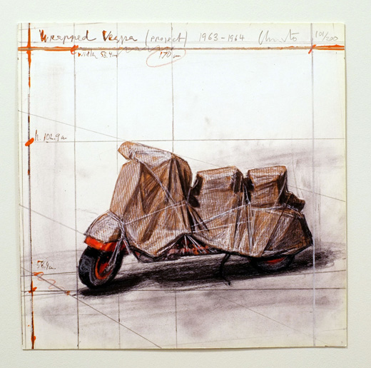 Wrapped Vespa (Project), 1963-64