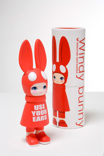 Windy Bunny Red / USE YOUR EARS