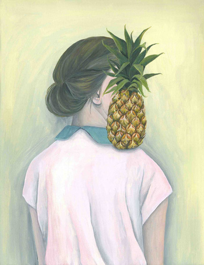 her through the pineapple