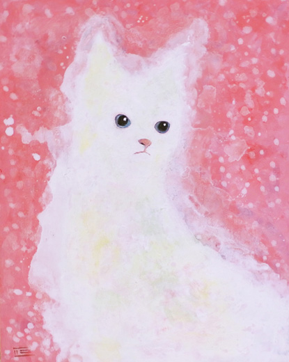 白靄のネコ