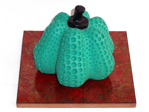 緑かぼちゃGREEN PUMPKIN|草間彌生Yayoi Kusama