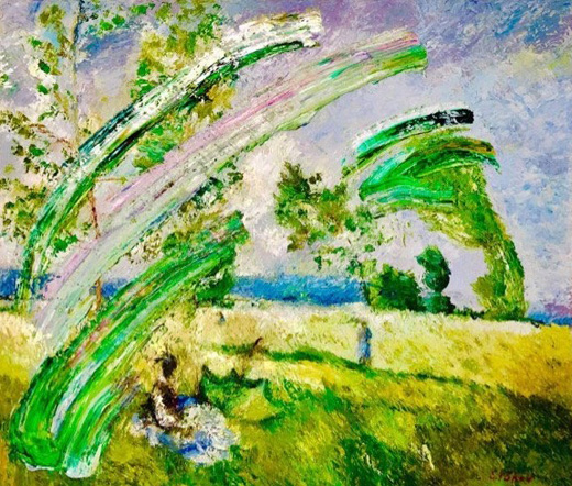 Monet 『In a summer meadow』 inspire