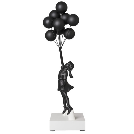 Flying Balloons Girl (黒)